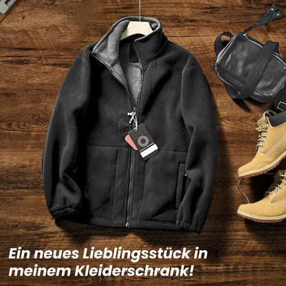 💜 LETZTER TAG DER AKTION – 50 % RABATT 💜- Herrenjacke mit doppelseitigem Fleece