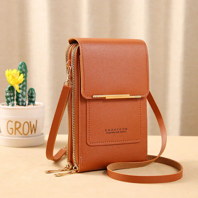 LETZTER TAG AKTION-KAUF 1 ERHALTE 1 GRATIS✨Touchscreen-Messengertasche für Damen – Handy-Ladefach, Diebstahlsicher & Wasserdicht ✨