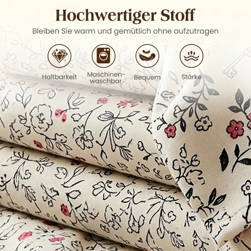 🌞Frühlingserwachen: 50% Rabatt!🌸Damen Kurzarmbluse mit Frühlingsblumenprint: V-Ausschnitt & lockere Passform – Atmungsaktiv, knitterfrei & figurschmeichelnd für Frühling & Sommer