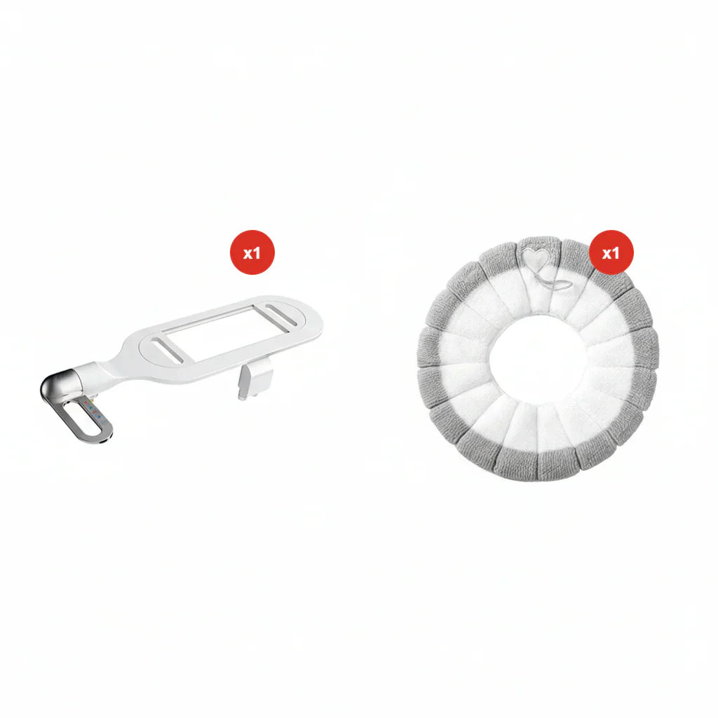 🚽Nichtelektrischer, hygienischer, selbstreinigender Bidet-Aufsatz für Toiletten mit Doppeldüse💦