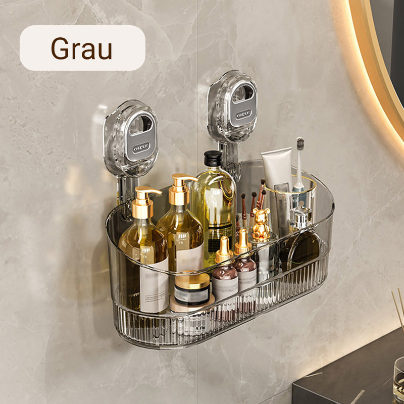 🔥LETZTER TAG – KAUF 1, ERHALTE 1 GRATIS 🔥Aufbewahrungsregal mit Saugnapf und Abflussloch