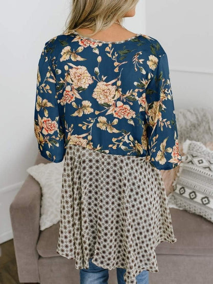 🌸Damen-Kimonos mit Blumenmuster, Rüschenärmeln und Bindegürtel – luftige Boho-Cardigans im lockeren Schnitt