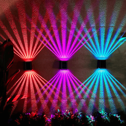 ✨ LETZTER TAG VERKAUF 50% RABATT ✨Wasserdichter 4-LED-Solar-Wandstrahler für den Außenbereich