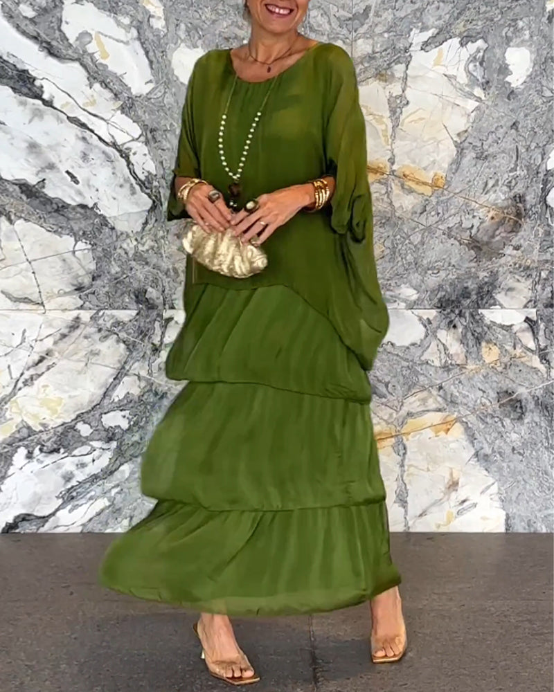 ⏳Zeitlich begrenzter Rabatt💯Künstlerischer Stil Kleid