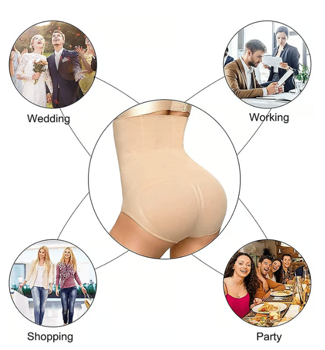 🔥Kaufen Sie 1 und erhalten Sie 1 gratis🔥 70% Rabatt👙 Bauchfreie Shapewear-Höschen mit hoher Taille