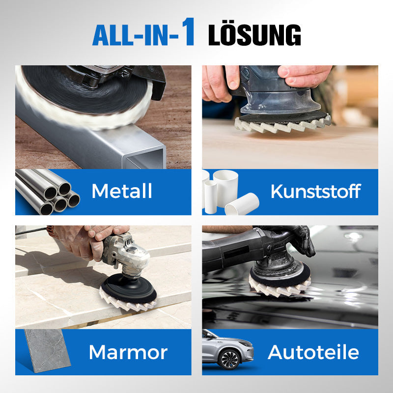 💎 Kaufe 1, erhalte 1 gratis! 💎 Wollpolierscheibe für Winkelschleifer – Hochglanz-Spiegelfinish, Langlebig & Vielseitig ✨🔥