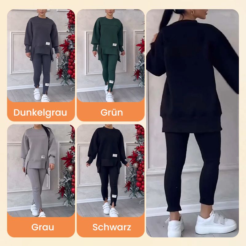 💜 LETZTER TAG DER AKTION – 50 % RABATT 💜Lässiges Sweatshirt-Leggings-Set für Frauen