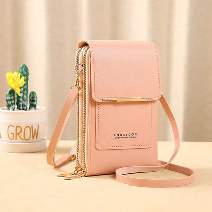 LETZTER TAG AKTION-KAUF 1 ERHALTE 1 GRATIS✨Touchscreen-Messengertasche für Damen – Handy-Ladefach, Diebstahlsicher & Wasserdicht ✨