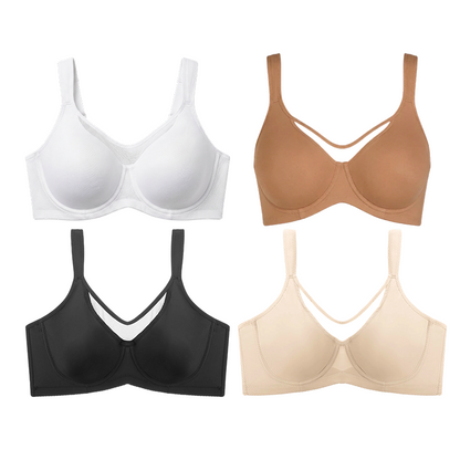 Damen eleganter transparenter Vollschalen-BH in großen Größen