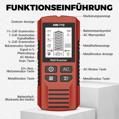 💥Begrenzte Zeit 55% Rabatt🔥Multifunktionaler Handheld Metall und Wand Detektor