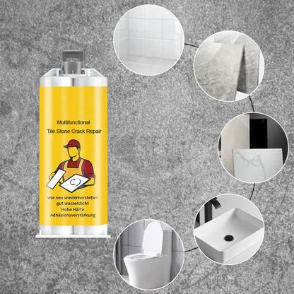 🔥Heißer Verkauf 50% Rabatt✨Multifunktionales Reparatur-Set für Risse in Fliesen und Steinen