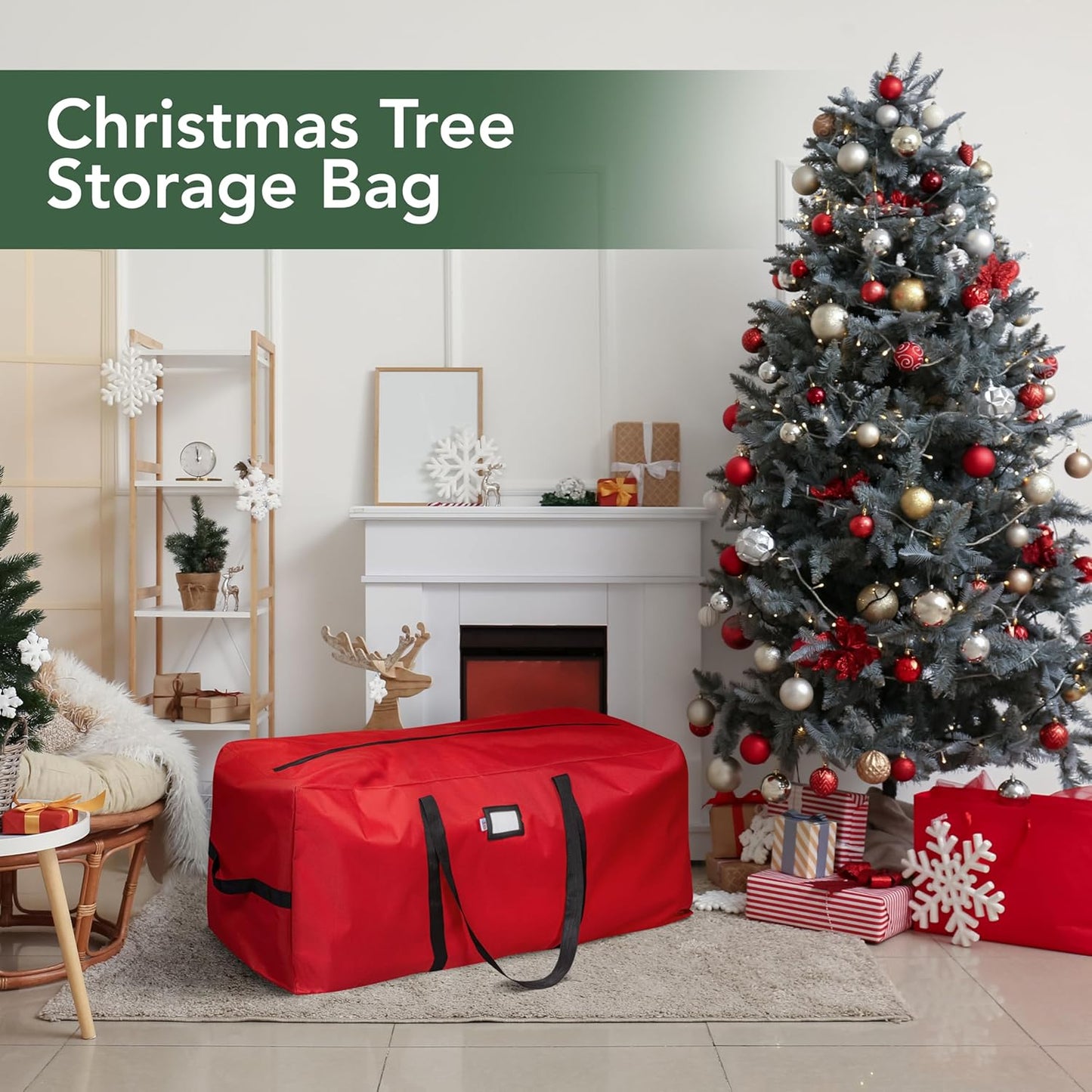 🎅Weihnachtsverkauf 50 % Rabatt🌟Weihnachtsbaum-Aufbewahrungstasche, strapazierfähig und wasserdicht 🎄