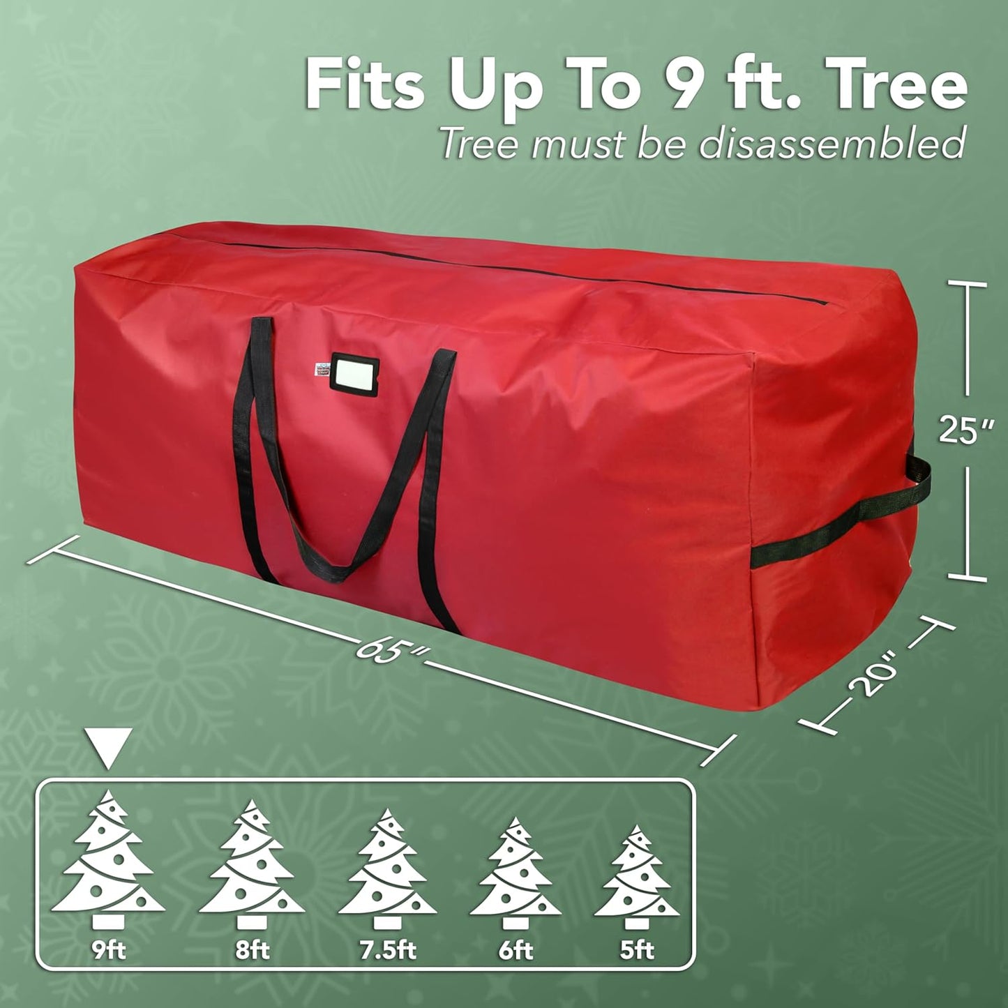 🎅Weihnachtsverkauf 50 % Rabatt🌟Weihnachtsbaum-Aufbewahrungstasche, strapazierfähig und wasserdicht 🎄