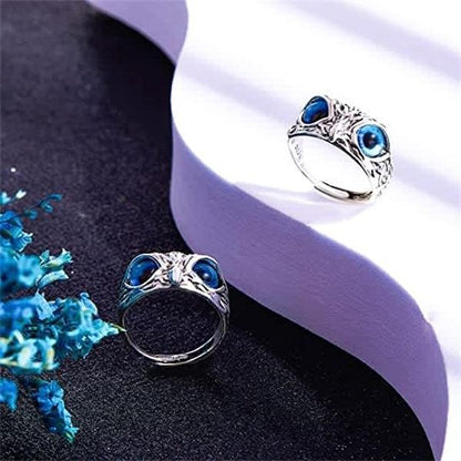 💕 Valentinstags-Special - 50% Rabatt 💕Ideales Geschenk - Eulenring im Vintage-Stil
