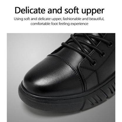 🎁Schwarze lässige, vielseitige Herren-Stiefeletten aus echtem Leder