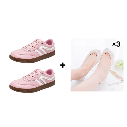 🏆Blitzangebot⚡Über 5K+ verkauft!💥!Damen Stylische Runde Zehen Rutschfeste Freizeitschuhe