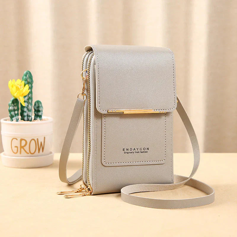 LETZTER TAG AKTION-KAUF 1 ERHALTE 1 GRATIS✨Touchscreen-Messengertasche für Damen – Handy-Ladefach, Diebstahlsicher & Wasserdicht ✨