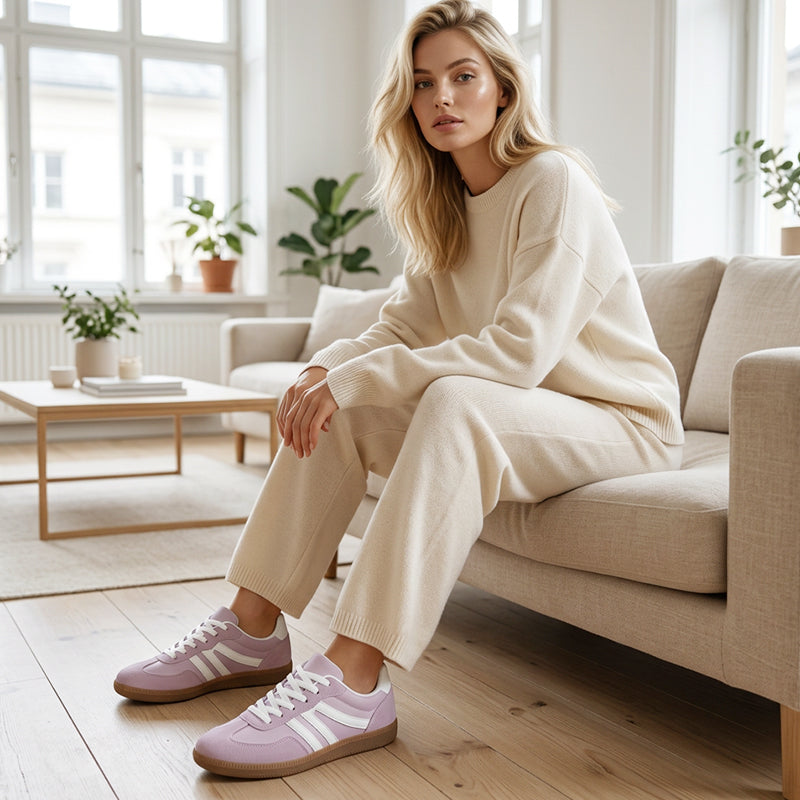 🏆Blitzangebot⚡Über 5K+ verkauft!💥!Damen Stylische Runde Zehen Rutschfeste Freizeitschuhe