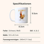 🔥Letzter Tag des Ausverkaufs 50 % Rabatt!!🏆 ⚡ Zeitlich begrenztes Angebot ⚡ Über 50.000 verkauft! Nur noch begrenzt verfügbar – 💥 F-Caw-F Lustige Tasse in Hühnerform