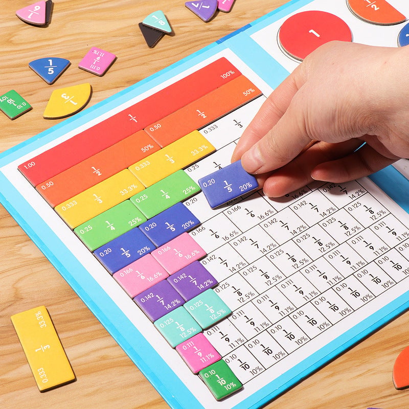 🧩 60% RABATT! 🎨 Magnetisches Bruchbuch-Puzzle für Kinder – Lehrreich, Sicher & Förderung der Feinmotorik ✨