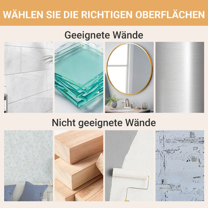 🔥LETZTER TAG – KAUF 1, ERHALTE 1 GRATIS 🔥Aufbewahrungsregal mit Saugnapf und Abflussloch