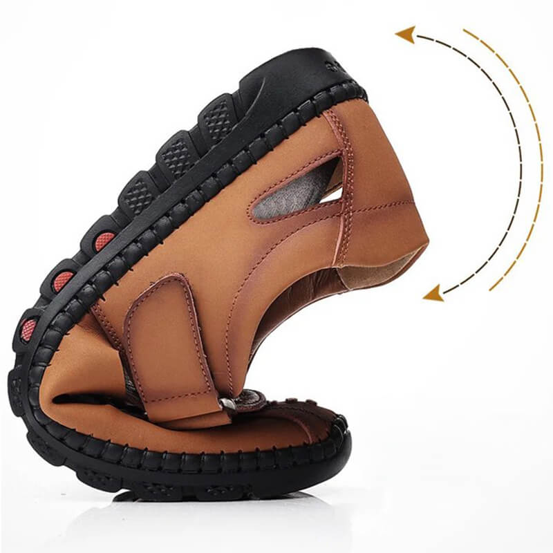 Sandalias de cuero PU de moda con agujeros