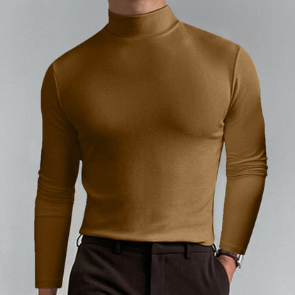 🎁Begrüßen Sie Weihnachten mit 50 % Rabatt💥Slim Fit Langarm-T-Shirt für Herren mit Stehkragen
