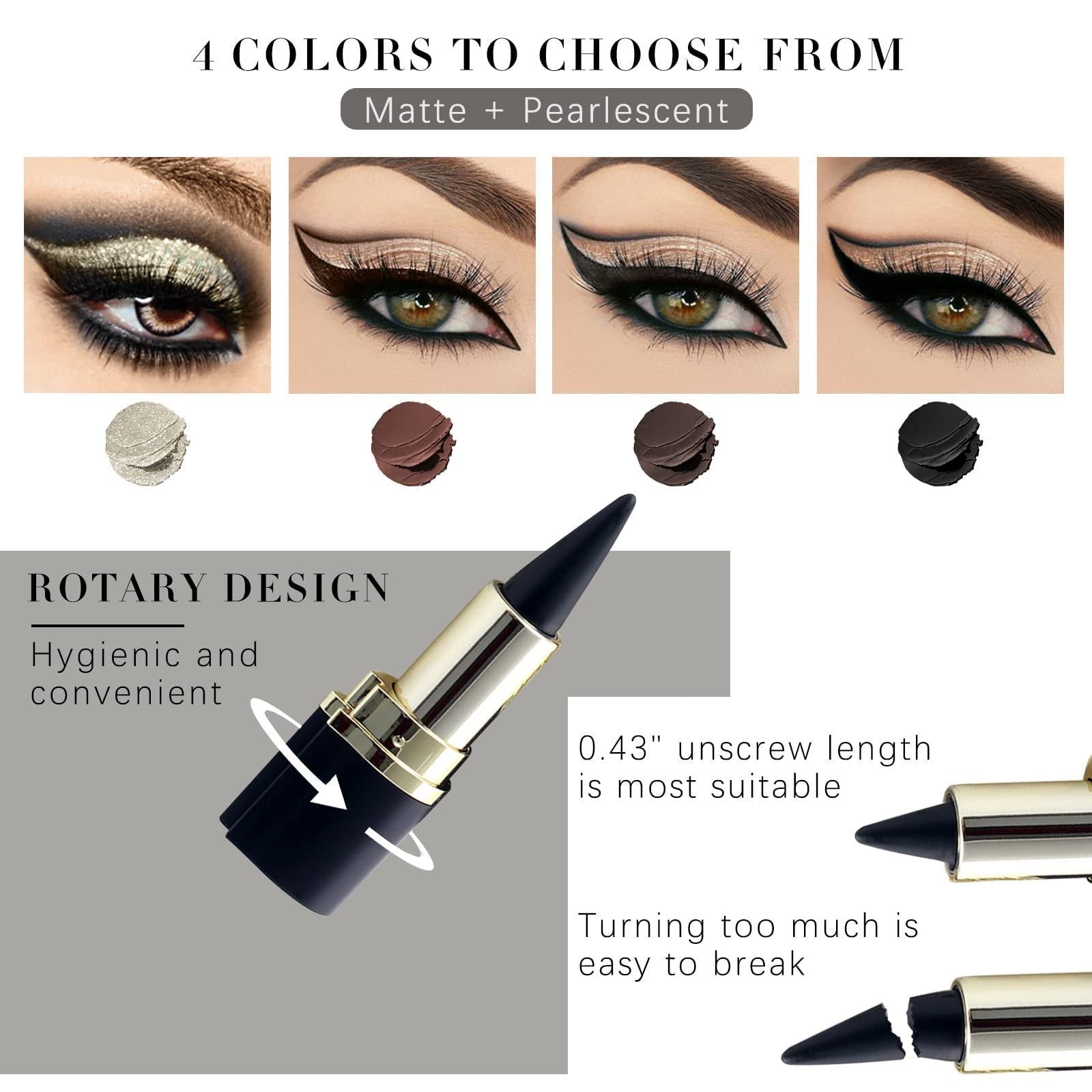 💜LETZTER TAG – KAUF 1, ERHALTE 1 GRATIS💜Matter, schnell trocknender Eyeliner