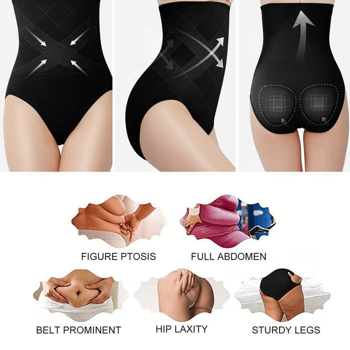 🔥Kaufen Sie 1 und erhalten Sie 1 gratis🔥 70% Rabatt👙 Bauchfreie Shapewear-Höschen mit hoher Taille