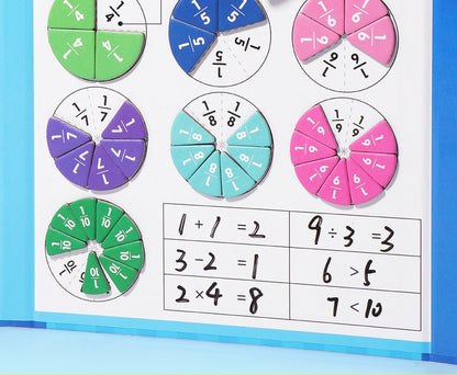 🧩 60% RABATT! 🎨 Magnetisches Bruchbuch-Puzzle für Kinder – Lehrreich, Sicher & Förderung der Feinmotorik ✨