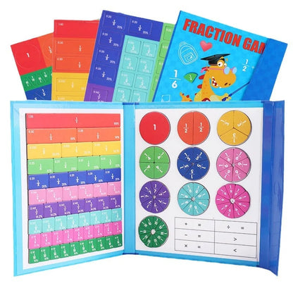 🧩 60% RABATT! 🎨 Magnetisches Bruchbuch-Puzzle für Kinder – Lehrreich, Sicher & Förderung der Feinmotorik ✨