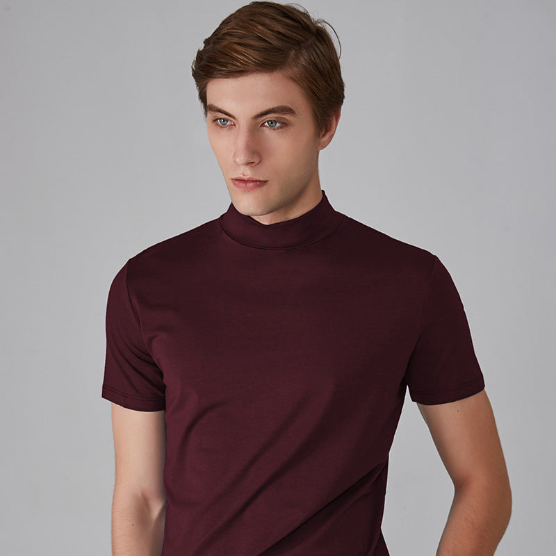🔈🔈2026 Heißer Verkauf - 60% RABATT🎁Hochgeschlossenes Slim-Fit-T-Shirt für Herren