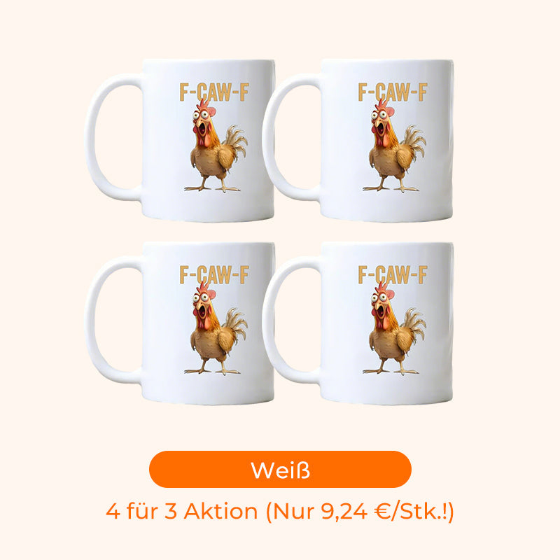 🔥Letzter Tag des Ausverkaufs 50 % Rabatt!!🏆 ⚡ Zeitlich begrenztes Angebot ⚡ Über 50.000 verkauft! Nur noch begrenzt verfügbar – 💥 F-Caw-F Lustige Tasse in Hühnerform