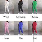 🔥SaLangarm-Top mit Rundhalsausschnitt ＆ Hose 2-teiliges Set