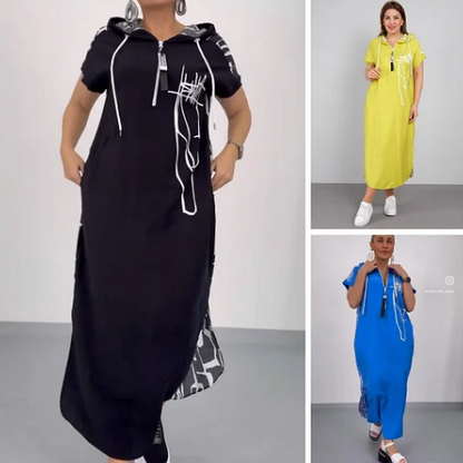 Langes stilvolles Kleid