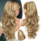💜 LETZTER TAG DER AKTION – 50 % RABATT 💜 Clip-on-Haarverlängerung für welligen Pferdeschwanz