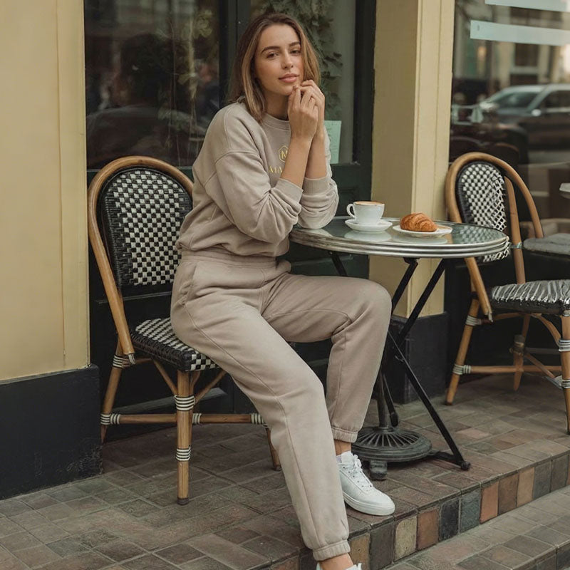 ⏳ Zeitlich begrenztes Angebot! ⏰ Lässiges Set für Damen – bedruckte Bluse und weite Hose