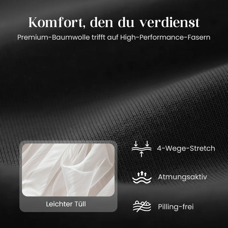 🔥Solange der Vorrat reicht 40 % Rabatt!🎉Damen zweiteiliges Set: Langarm-Oberteil und ärmelloses Kleid