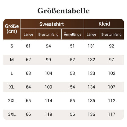 🔥Solange der Vorrat reicht 40 % Rabatt!🎉Damen zweiteiliges Set: Langarm-Oberteil und ärmelloses Kleid