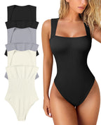 💕Letzter Tag: 49 % Rabatt💕Ärmellose figurformende Bodysuits mit Bauchkontrolle