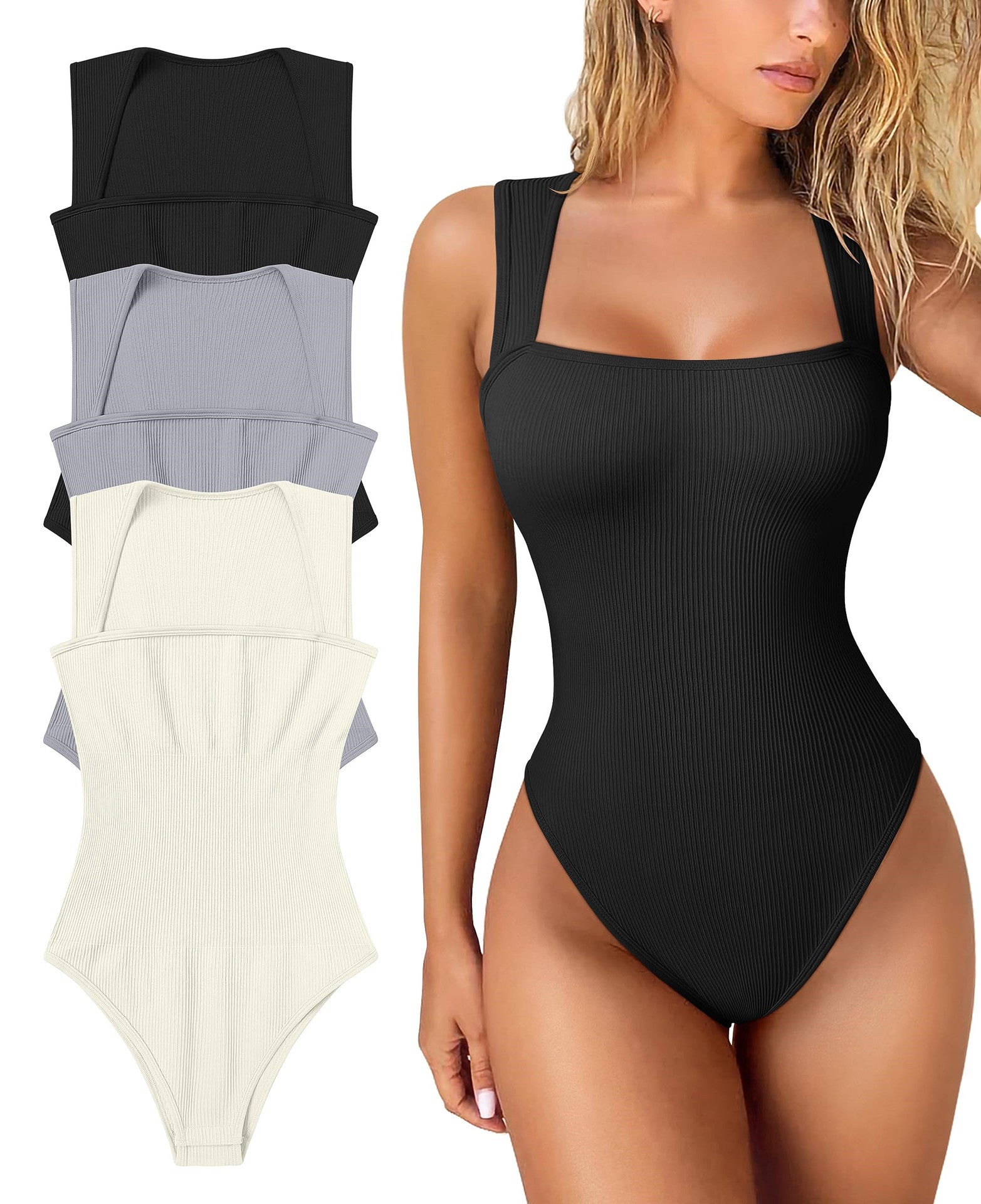 💕Letzter Tag: 49 % Rabatt💕Ärmellose figurformende Bodysuits mit Bauchkontrolle