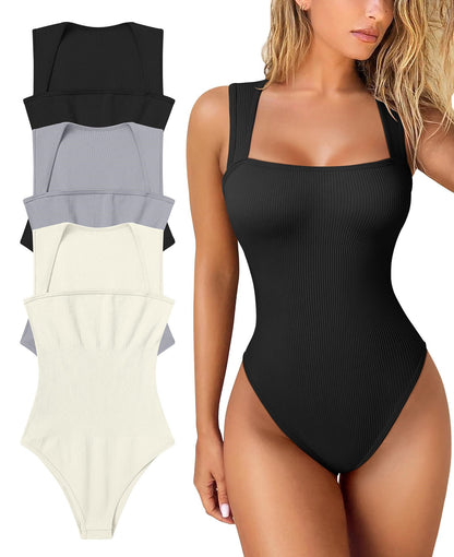 💕Letzter Tag: 49 % Rabatt💕Ärmellose figurformende Bodysuits mit Bauchkontrolle