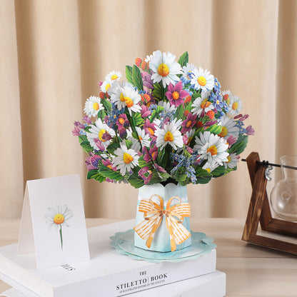 🏆 Über 75.000 Mal verkauft! 🌼💌 Immer blühende 3D-Blumen-Pop-up-Karte – mit personalisierter Liebesbotschaft und ewig blühenden Blumen.