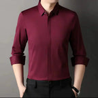 🎉2025 Neuheiten-Schnäppchenangebot✨Knitterfreies Button-Down-Hemd für Herren