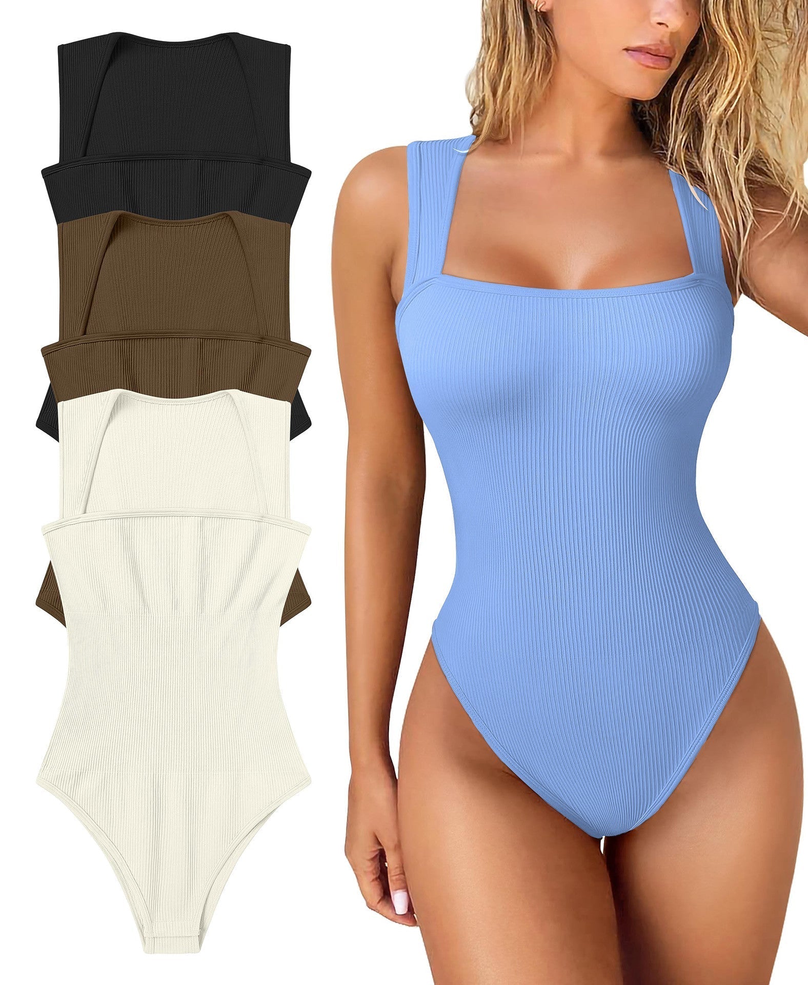 💕Letzter Tag: 49 % Rabatt💕Ärmellose figurformende Bodysuits mit Bauchkontrolle