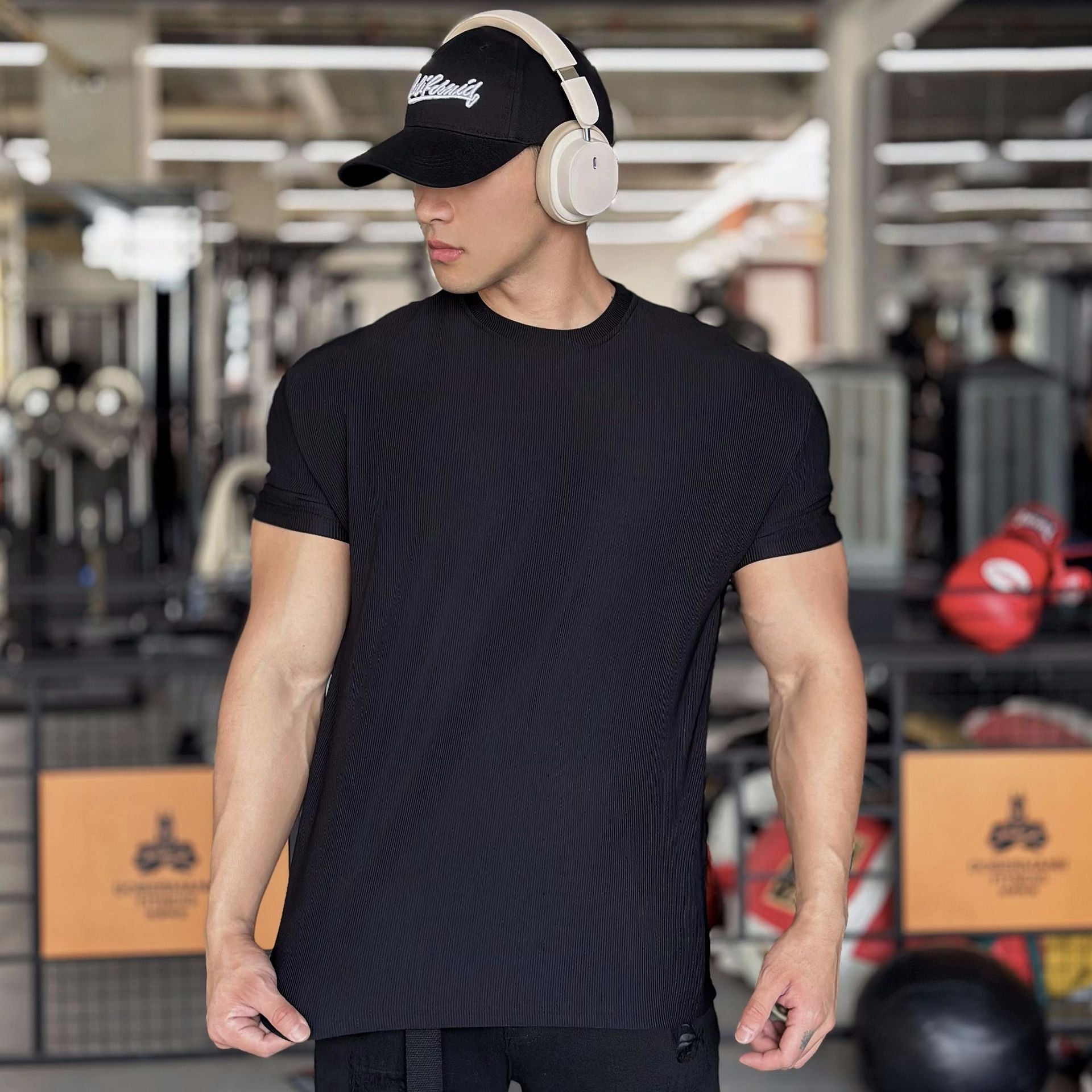 🎁Hot Sale 50% Rabatt⏳Herren V-Ausschnitt Kurzarm Muskelshirts Athletisches Training T-Shirts