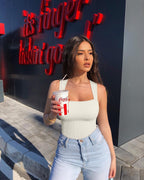 💕Letzter Tag: 49 % Rabatt💕Ärmellose figurformende Bodysuits mit Bauchkontrolle