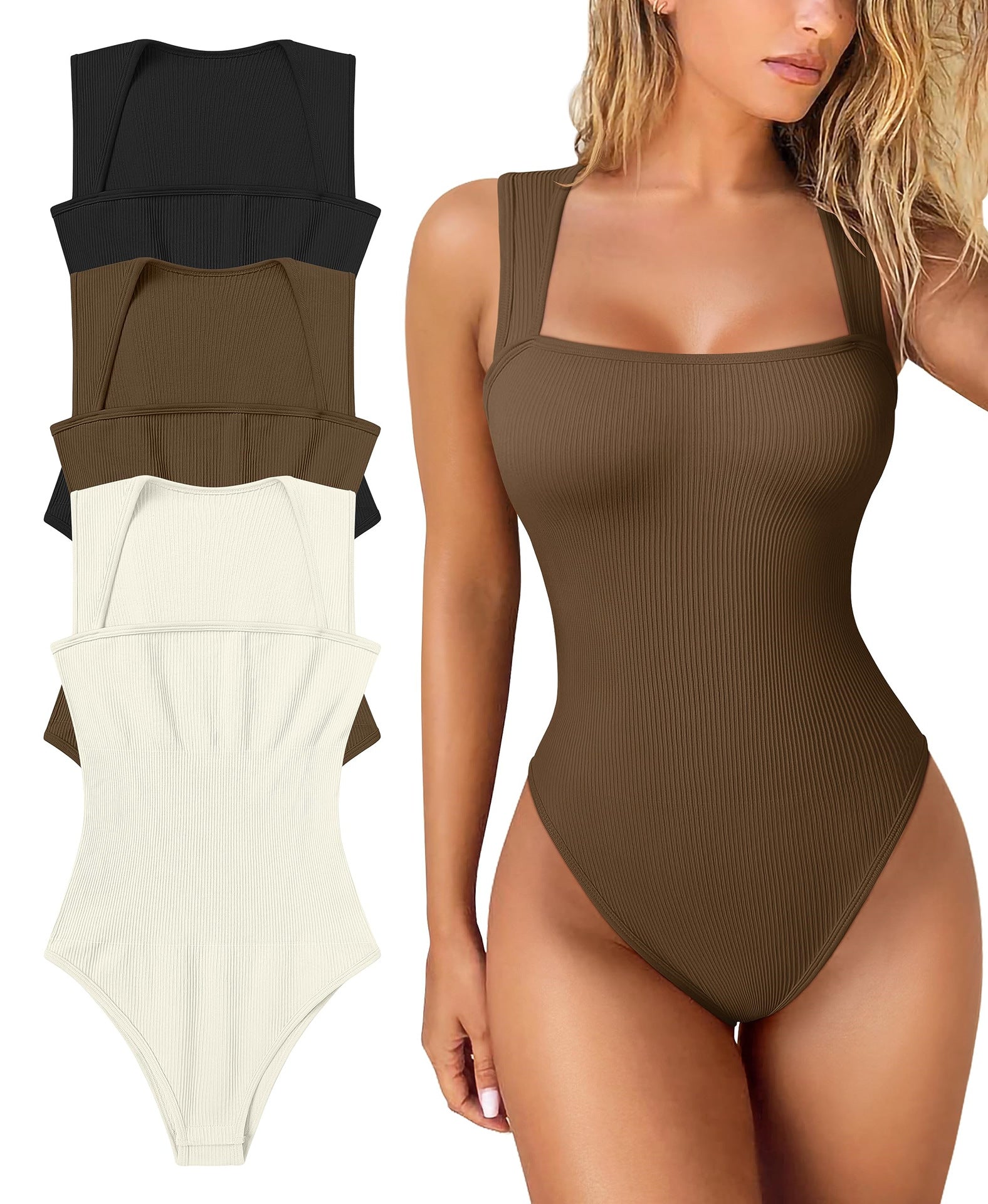 💕Letzter Tag: 49 % Rabatt💕Ärmellose figurformende Bodysuits mit Bauchkontrolle