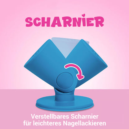 Abnehmbarer Nagellack-Flaschenhalter mit Auslaufschutz