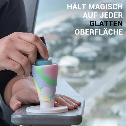 Abnehmbarer Nagellack-Flaschenhalter mit Auslaufschutz